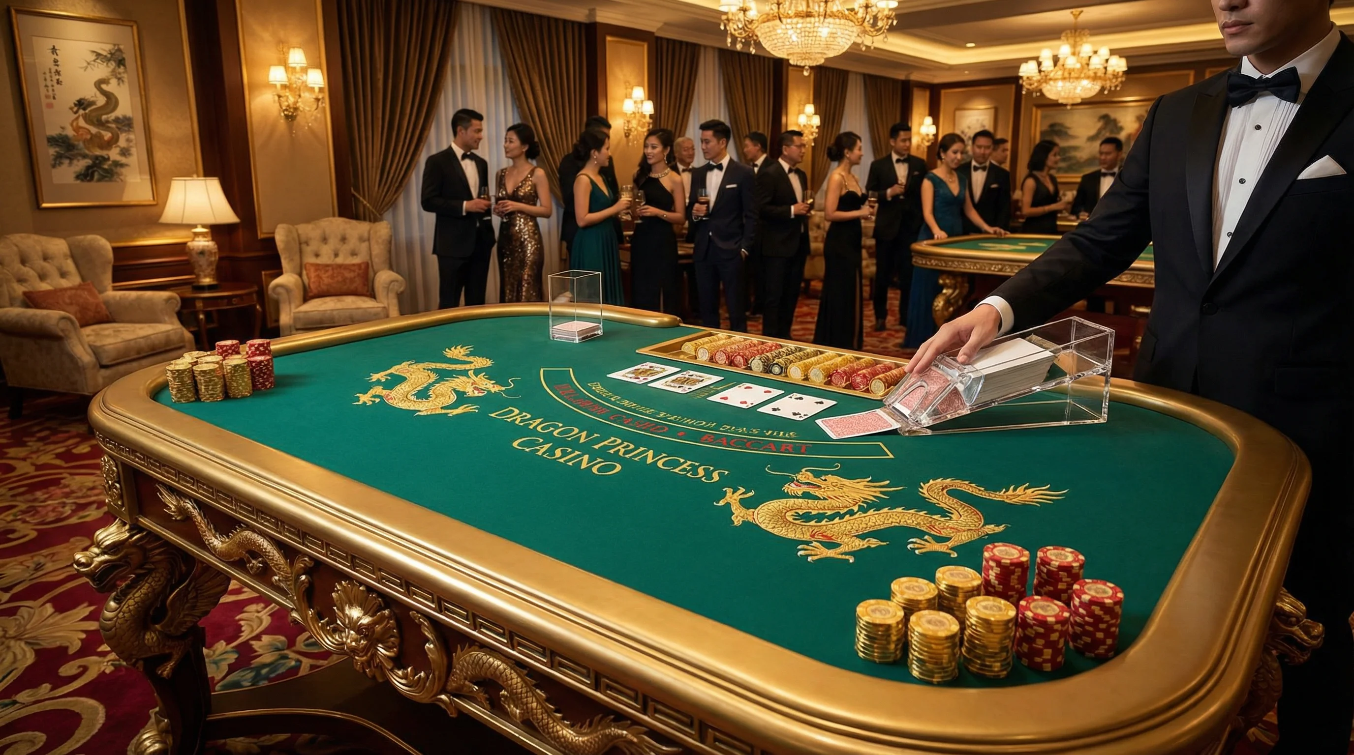 Mesa de bacará VIP en 888 sport